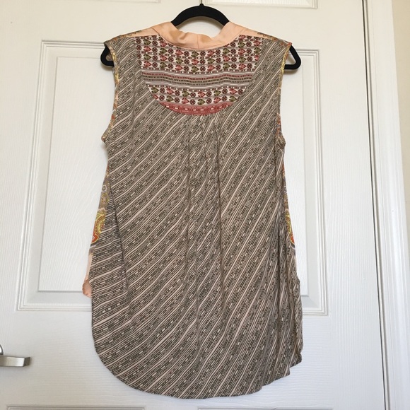 Tiny Anthropologie sleeveless paisley print top - Picture 4 of 6